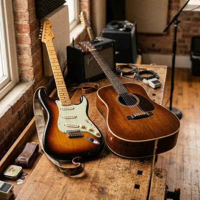 Acoustic vs Electric Guitar for Beginners